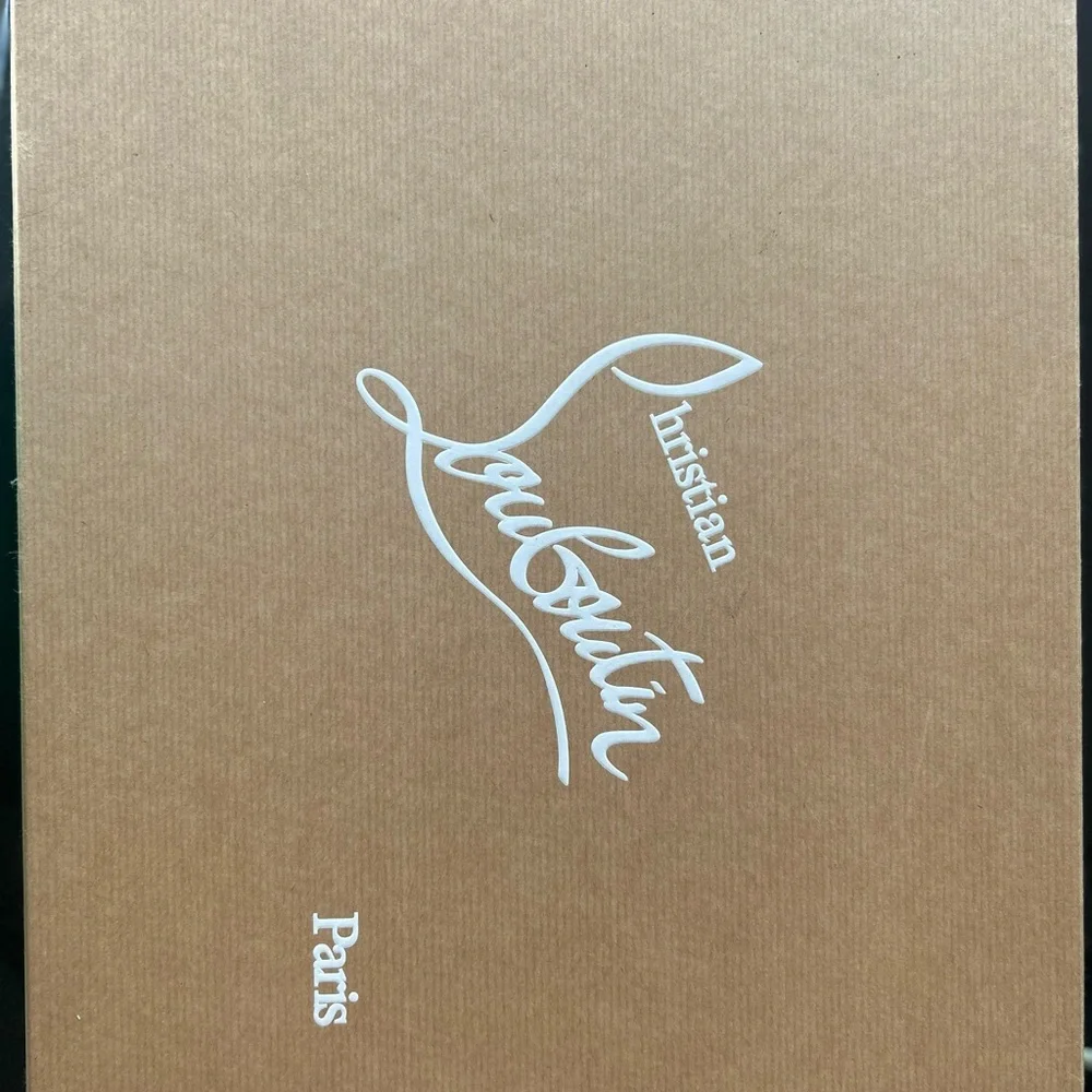 Christian Louboutin Paris Gold Glitter Strap Heels. 5” heals size 39 (9 US) - Picture 8 of 16